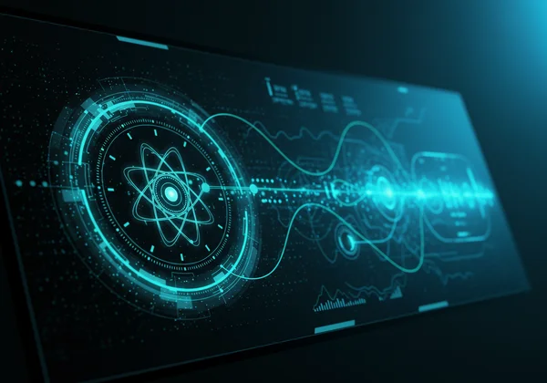 Concept of atomic time synchronization for digital clocks